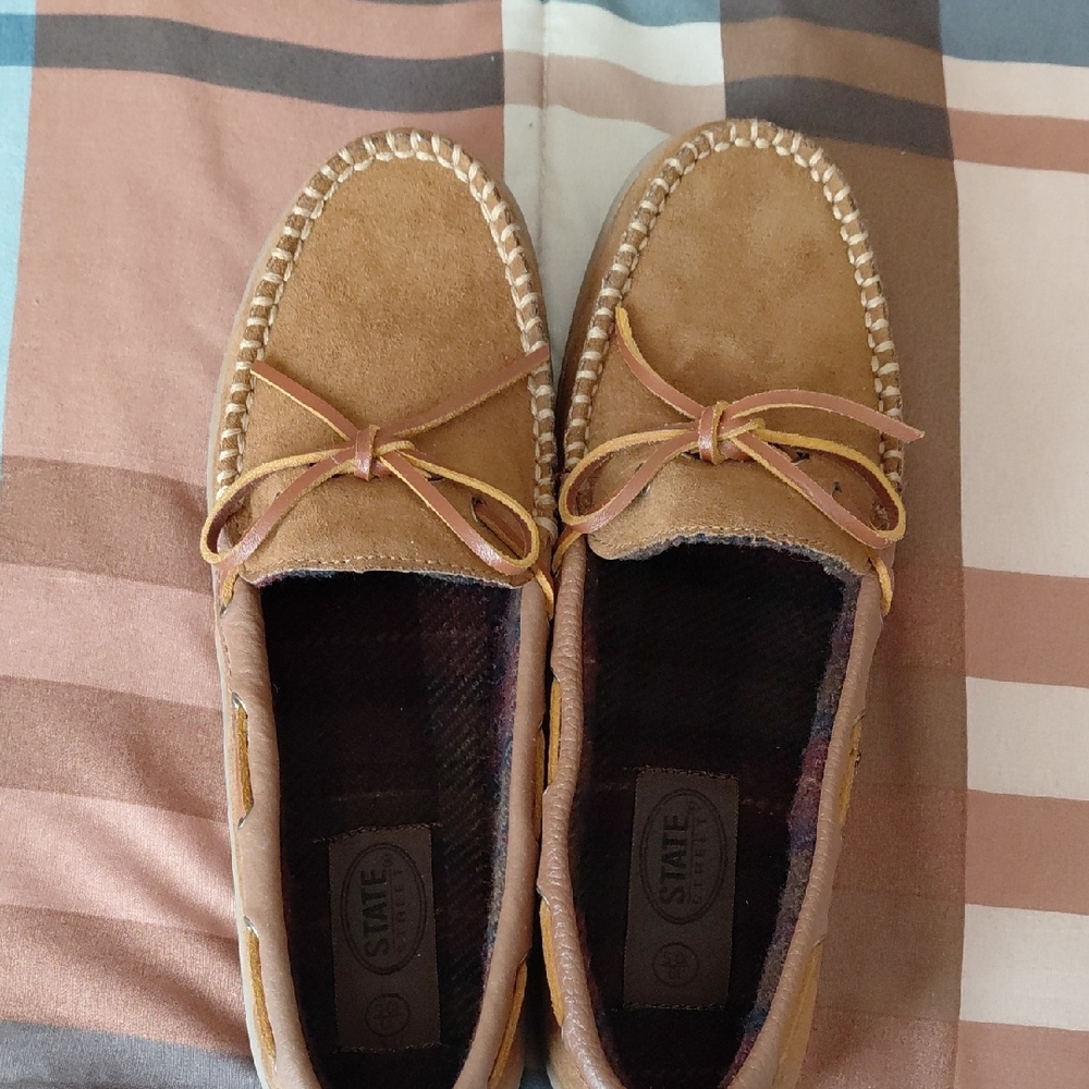 STATE Tan Loafers